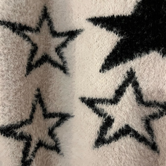 Anthropologie Pilcro NWT Beige and Black Star Sweater size M - Picture 6 of 6